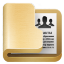 Folder Contacts Icon 64x64 png